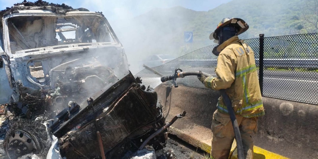 Accidente vehicular en la carretera Guadalajara-Tepic, el 12 de julio de 2026.