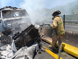 Accidente vehicular en la carretera Guadalajara-Tepic, el 12 de julio de 2026.