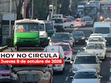 Te compartimos cómo aplica el programa Hoy No Circula este jueves 8 de octubre de 2026.