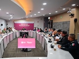 Mandos del Estado de México en reunión de este lunes.