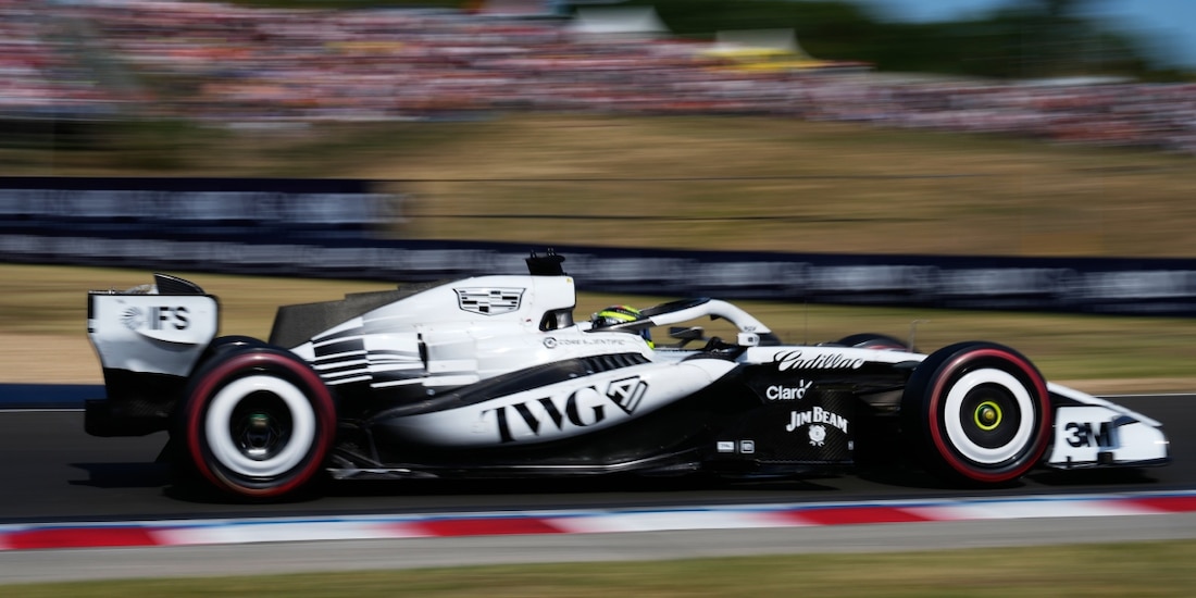 Checo Pérez en el GP de Hungría de F1