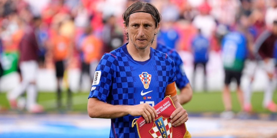 Luka Modric previo a enfrentar a Portugal.