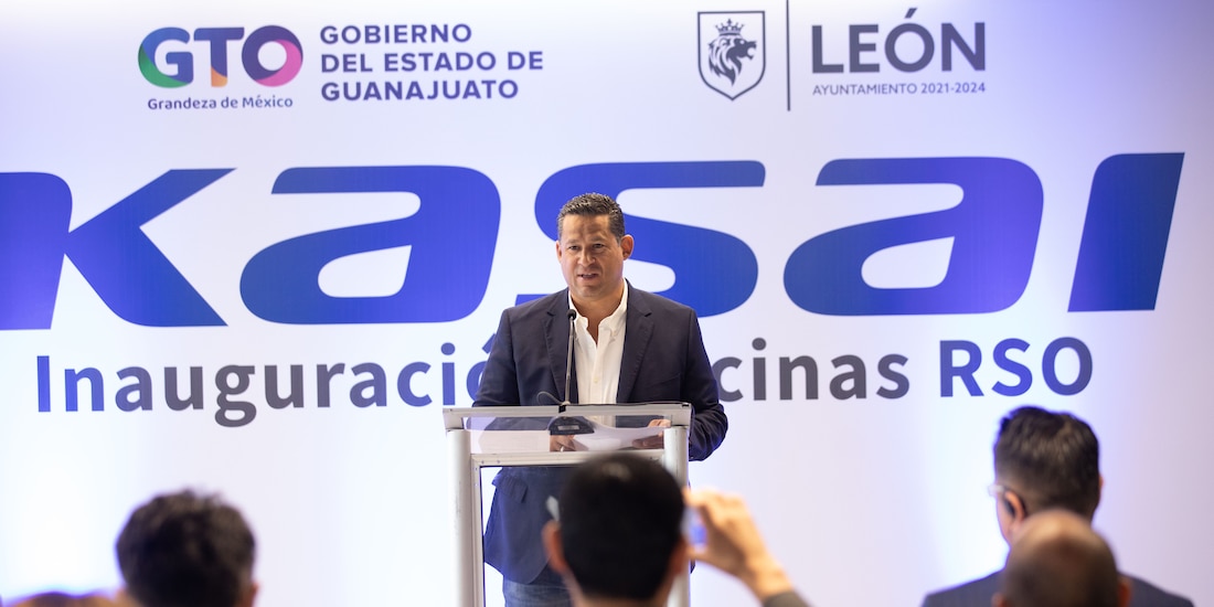 El Gobernador de Guanajuato Diego Sinhue Rodríguez Vallejo.<br>