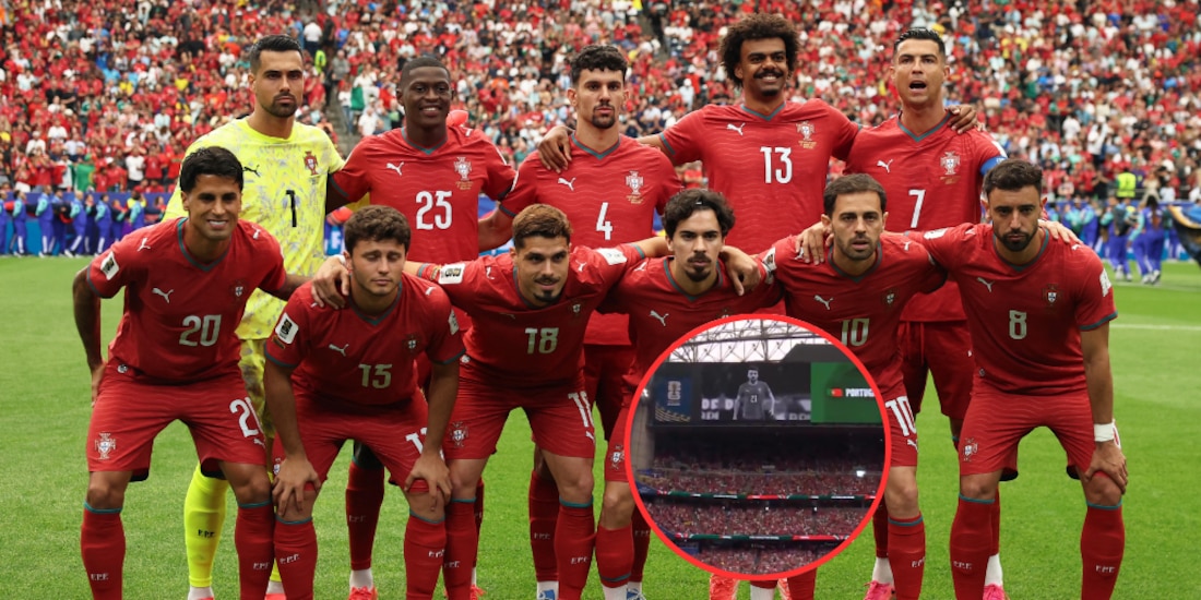 Diogo Jota tuvo un homenaje previo al Portugal vs RD Congo.