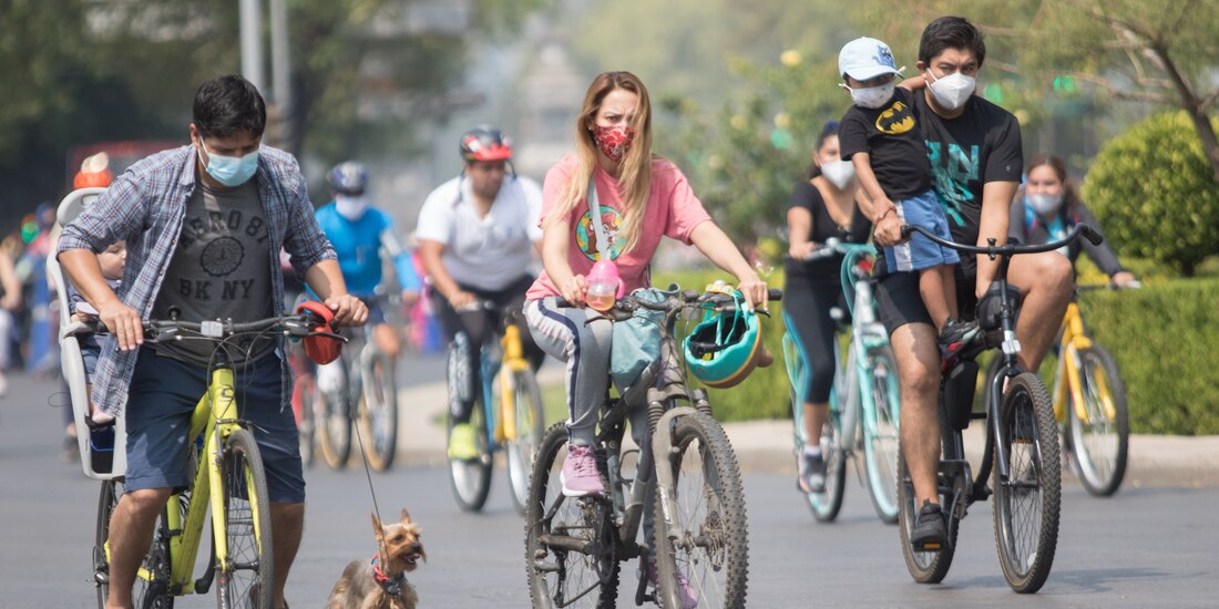 Cientos gozaron ayer del paseo ciclista; esta actividad se reanudó el 14 de marzo pasado.