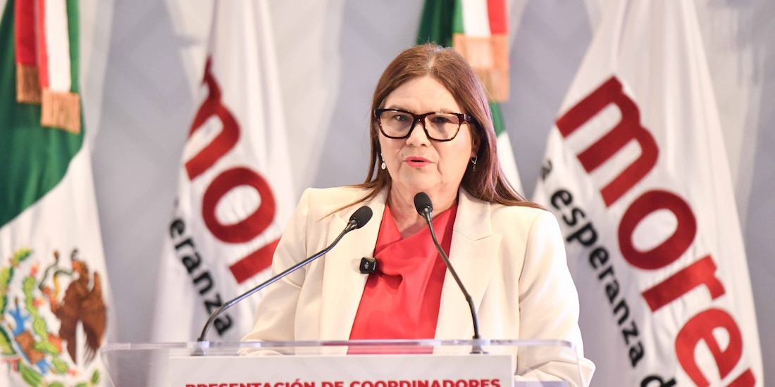 Imelda Castro durante su nombramiento como coordinadora estatal