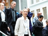 La colíder del partido Alternativa para Alemania (AfD), Alice Weidel, ayer.