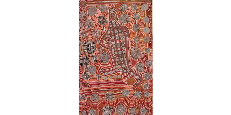 Yumari obra de Uta Uta Tjangala.