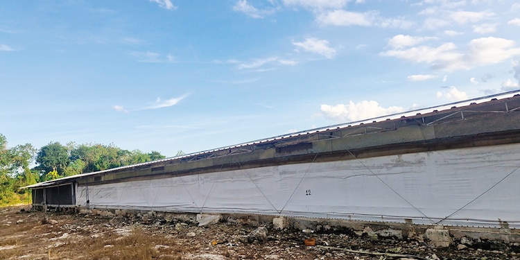Granja avícola localizada en Hacienda Teya, Yucatán.