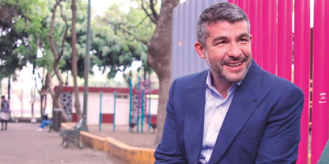 El alcalde de MH, durante la entrevista con este medio, ayer.