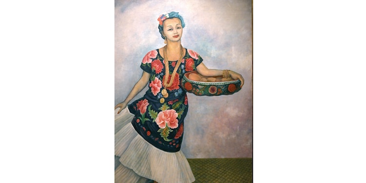 ALGUNAS de las pinturas de Diego Rivera y Frida Kahlo que se pueden ver. Además de cartas, objetos y fotografías