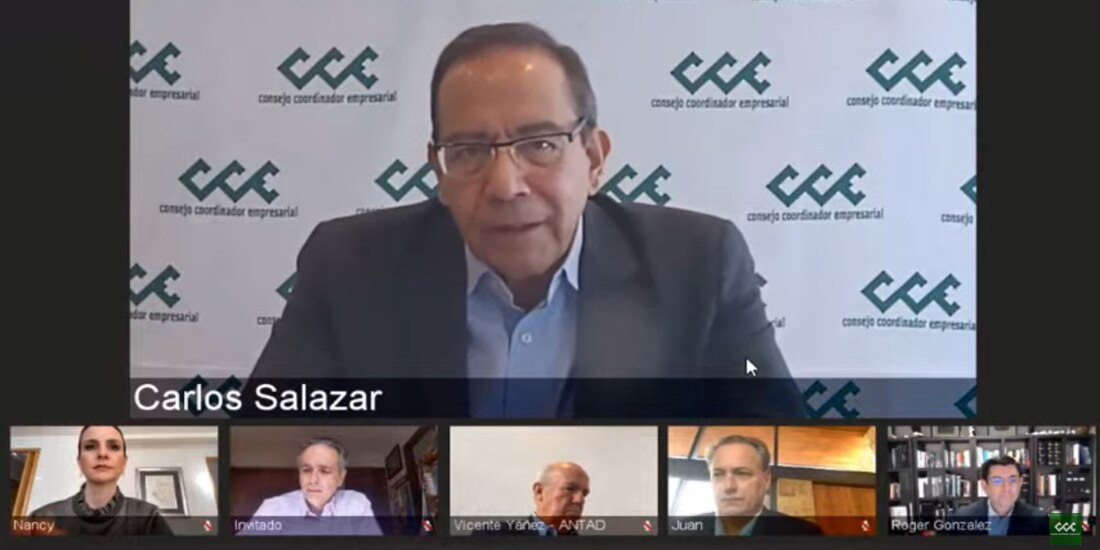 Carlos Salazar Lomelín, presidente del CCE