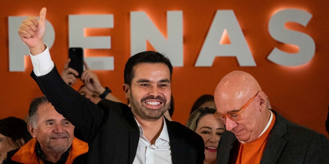 Jorge Álvarez Máynez, candidato a la Presidencia de México por Movimiento Ciudadano.