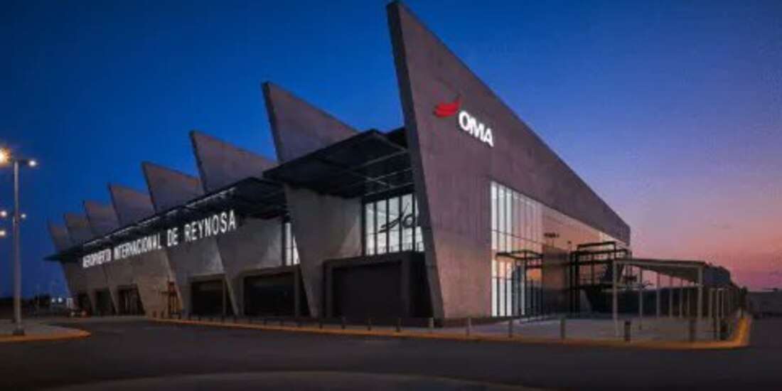 El Aeropuerto Internacional de Reynosa, Tamaulipas, operado el Grupo Aeroportuario del Centro Norte (OMA), en imagen de archivo.