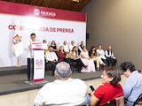 El gobernador Salomón Jara detalla los programas que se implementarán en Oaxaca.
