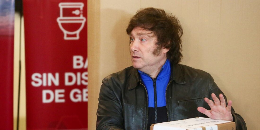 Javier Milei, candidato del Partido Libertario a la presidencia de Argentina.