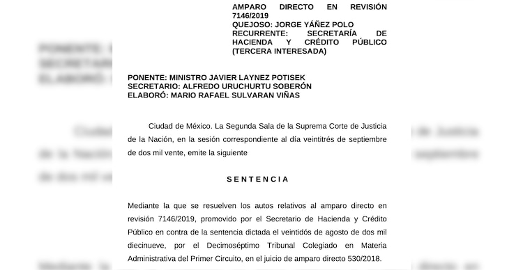 Amparo de Jorge Yáñez Polo