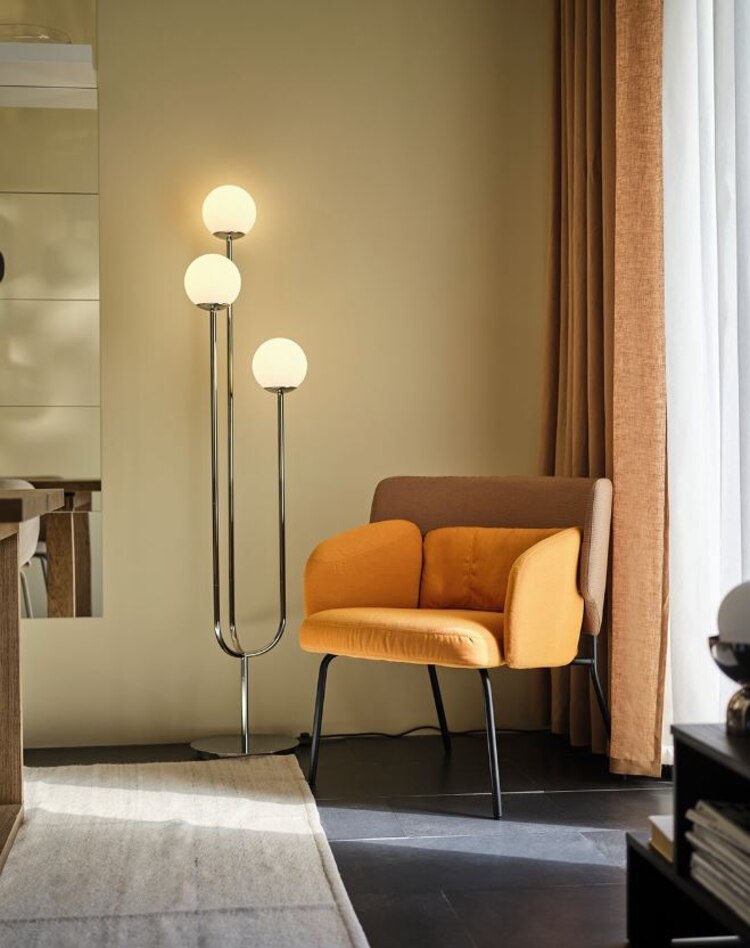 Es posible acomodar un sillón o un diván para mayor comodidad.