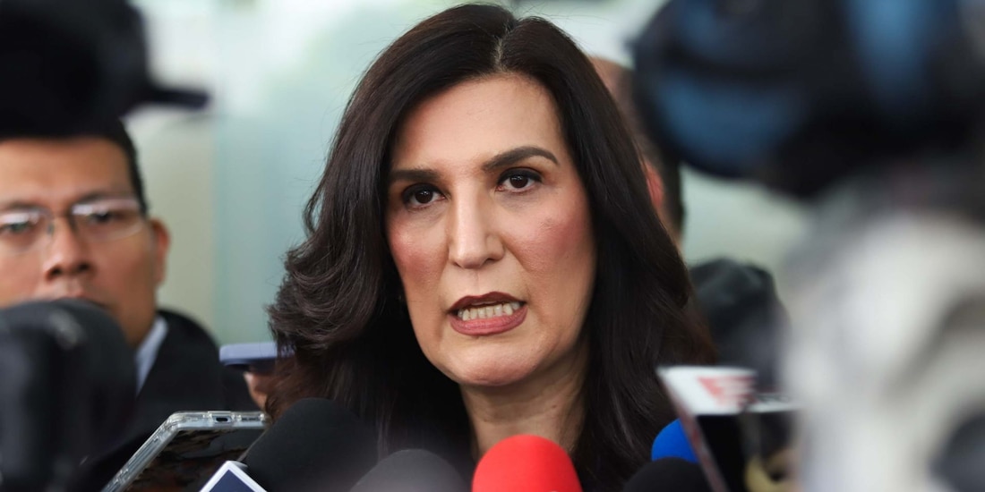 Kenia López Rabadán, presidenta de la Cámara de Diputados, el 24 de agosto de 2026.