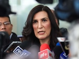 Kenia López Rabadán, presidenta de la Cámara de Diputados, el 24 de agosto de 2026.