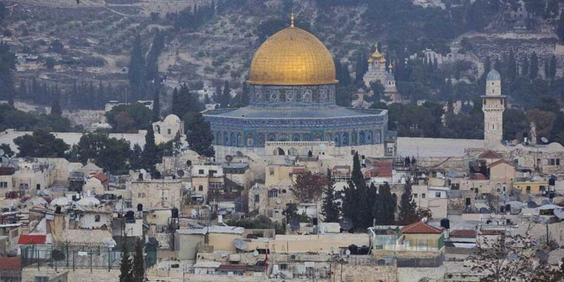 Vista de la Ciudad Vieja de Jerusalén
