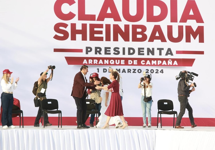 Armenta presente en el arranque de campaña de la Dra. Claudia Sheinbaum