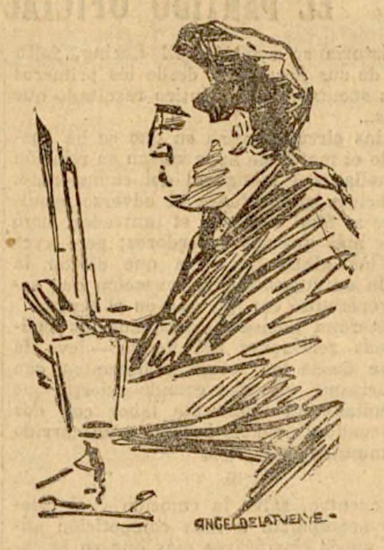 Ángel de la Fuente, retrato del doctor Gregorio Marañón, 1925.