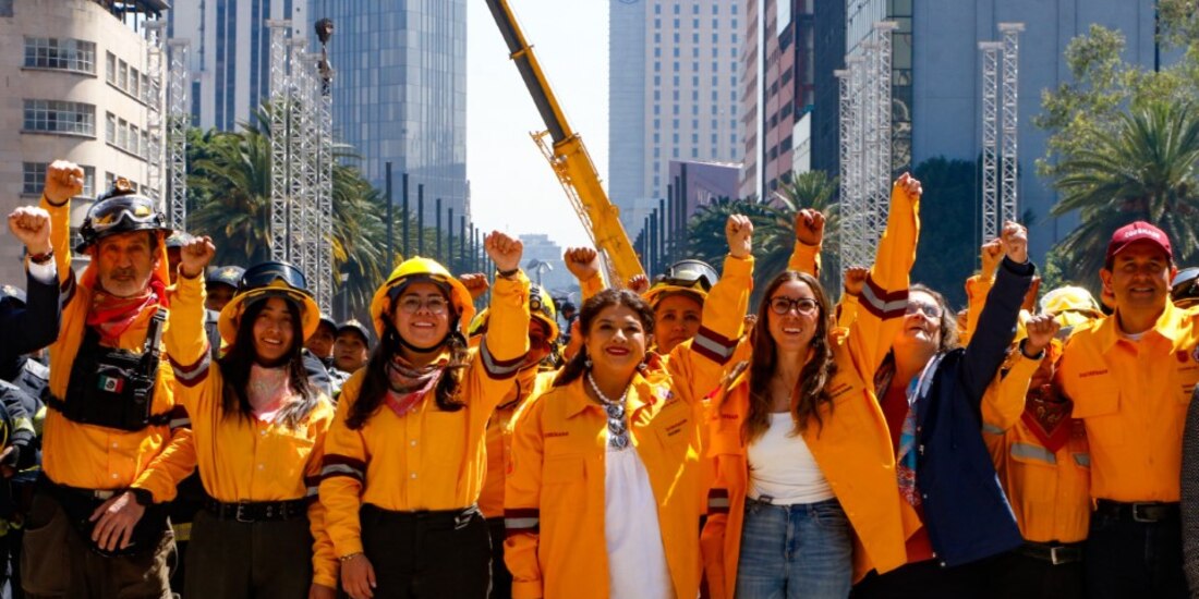 Clara Brugada encabeza el arranque de la Campaña de Combate a Incendios Forestales 2025 en la Ciudad de México.