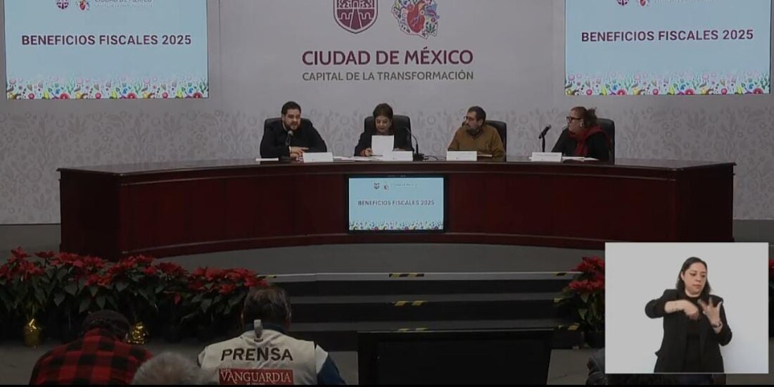 Clara Brugada, jefa de gobierno de la CDMX, compartió los beneficios fiscales de 2025.