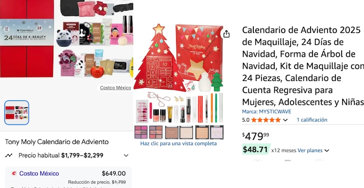 Calendario de adviento más barato