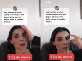 Mujer da consejo a los jóvenes para que tengan el permiso de sus padres de llevar el cabello largo