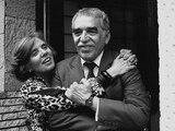 Poniatowska con Gabriel García Márquez, 1986.