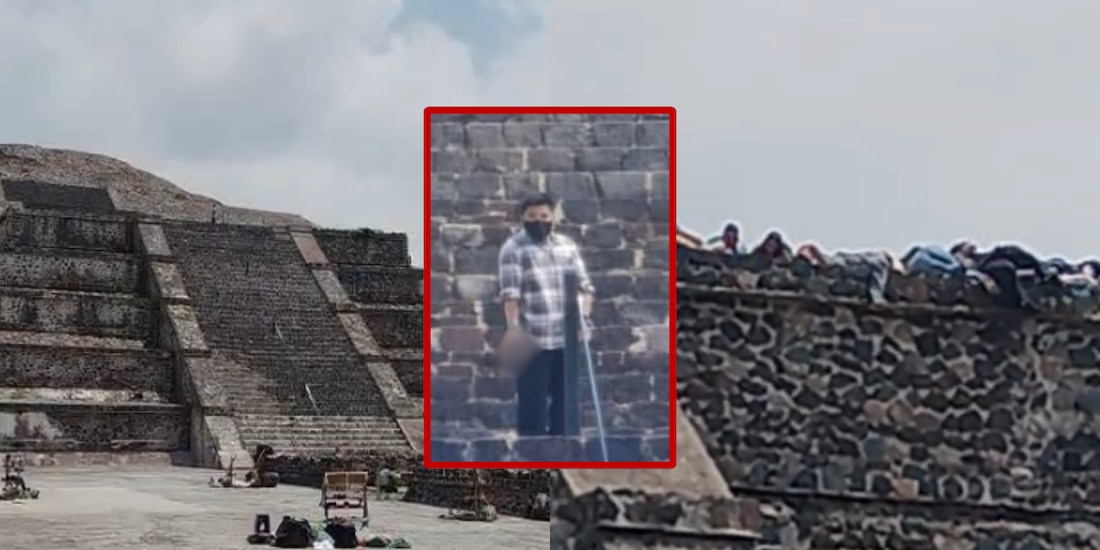 Se registró un tiroteo al interior de la zona arqueológica de Teotihuacán