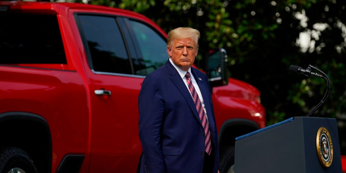 Trump en la Casa Blanca.