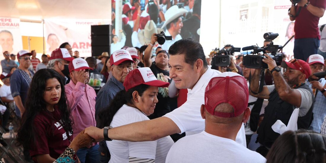 Alejandro armenta busca ser el siguiente gobernador de Puebla.