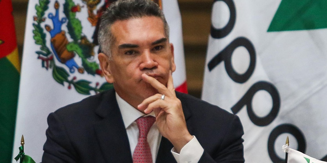 Alejandro Moreno Cárdenas, senador y presidente de la Conferencia Permanente de Partidos Políticos de América Latina y el Caribe (COPPPAL), durante la XLIII Reunión Plenaria “José ‘Lito’ Jara”, realizada en la Casona de Xicoténcatl, antigua sede del Senado de la República