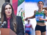 Paola Morán superó el récord nacional en los 400 metros planos de Ana Guevara, directora de la Conade.