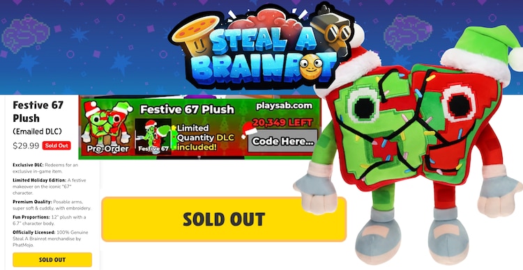 ¿Cómo conseguir el código 67 plush?