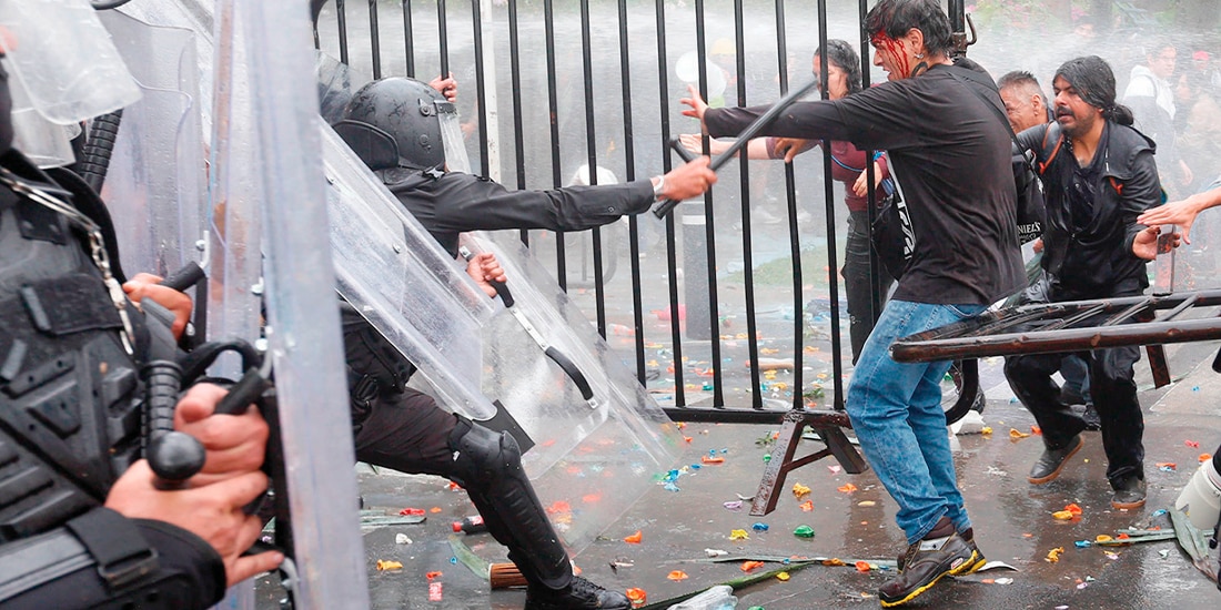 MARCHA del día 11 tras la que el gobierno reconoció “exceso” policial.