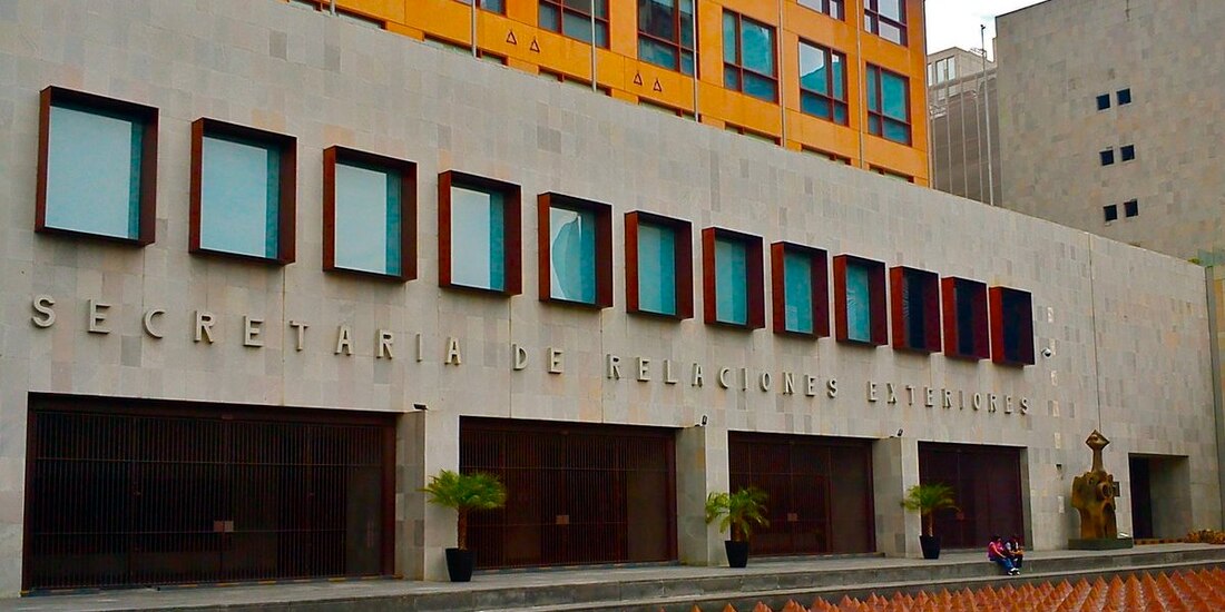 Sede de la SRE en México.