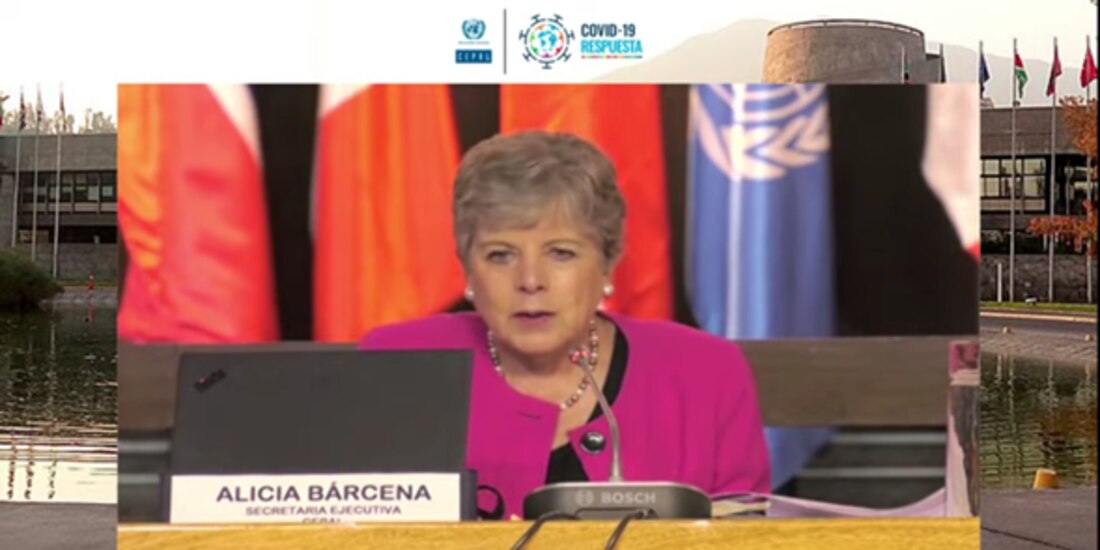 Alicia Bárcena, secretaria ejecutiva de la Comisión Económica para América Latina y el Caribe (Cepal)
