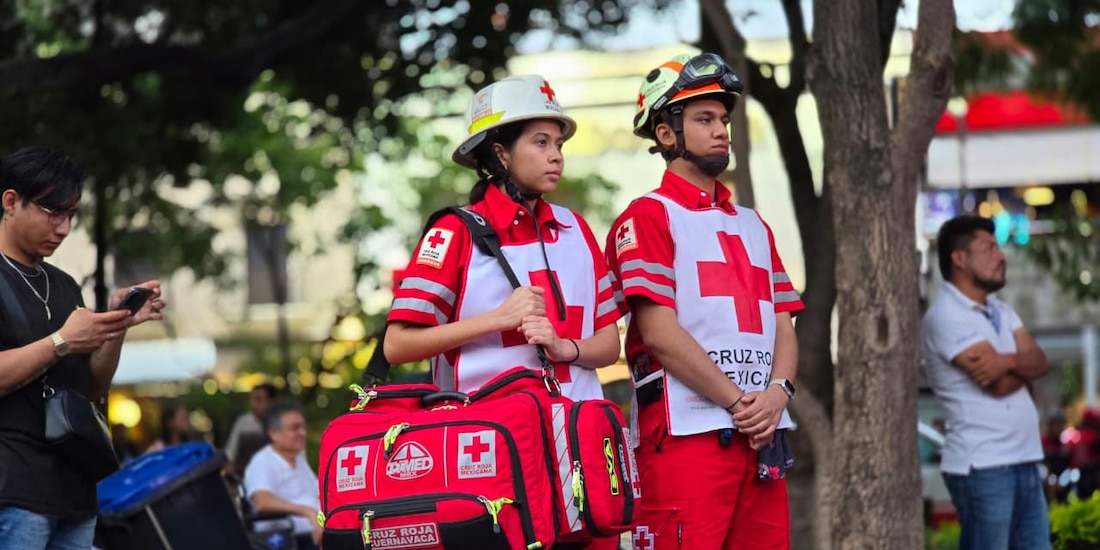Cruz Roja despliega mil 625 paramédicos por Fiestas Patrias