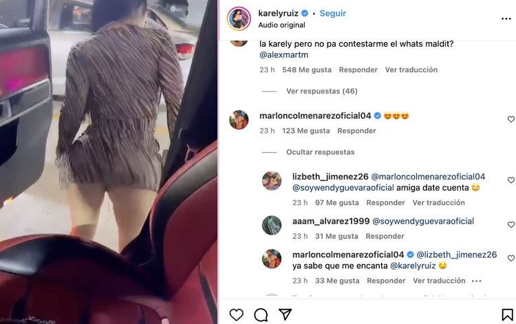 El "cortejo" de Marlon a la Karely