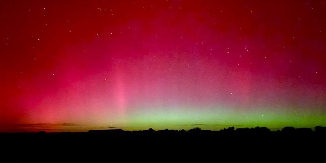 Auroras boreales sorprenden a varios estados tras impacto solar