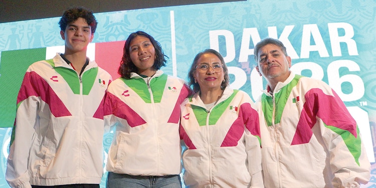 Deportistas, en la ceremonia