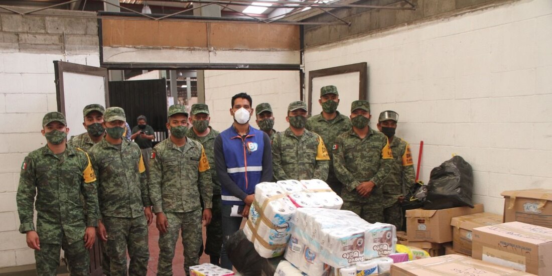 Alcaldía Benito Juárez entrega apoyo por el huracán "Grace"