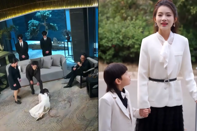 En la historia la protagonista queda embarazada y decide huir para criar a su hija sola.