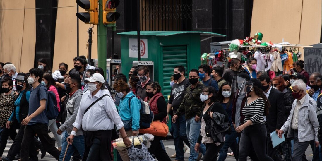 Aglomeraciones en el Centro Histórico de CDMX