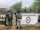 El Ejército y la GN aseguraron un inmueble y 30 mil litros de precursores químicos en Tamazula, Durango, el 18 de julio.