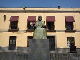 El Monumento a Sor Juana Inés de la Cruz, en el Centro Histórico